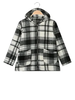 Solada Camicia giacca bambina con cappuccio e zip
