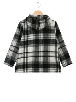 Solada Camicia giacca bambina con cappuccio e zip