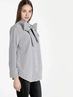 Solada Camicia rigata da donna a maniche lunghe