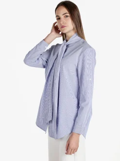 Solada Camicia rigata da donna a maniche lunghe