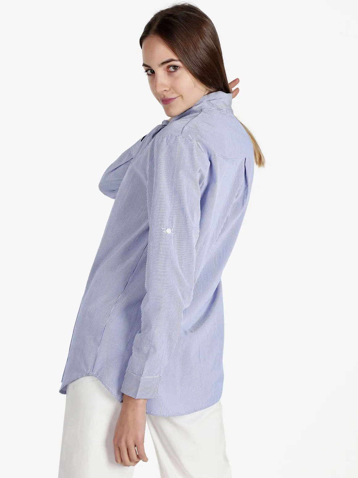 Solada Camicia rigata da donna a maniche lunghe