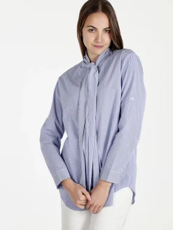 Solada Camicia rigata da donna a maniche lunghe
