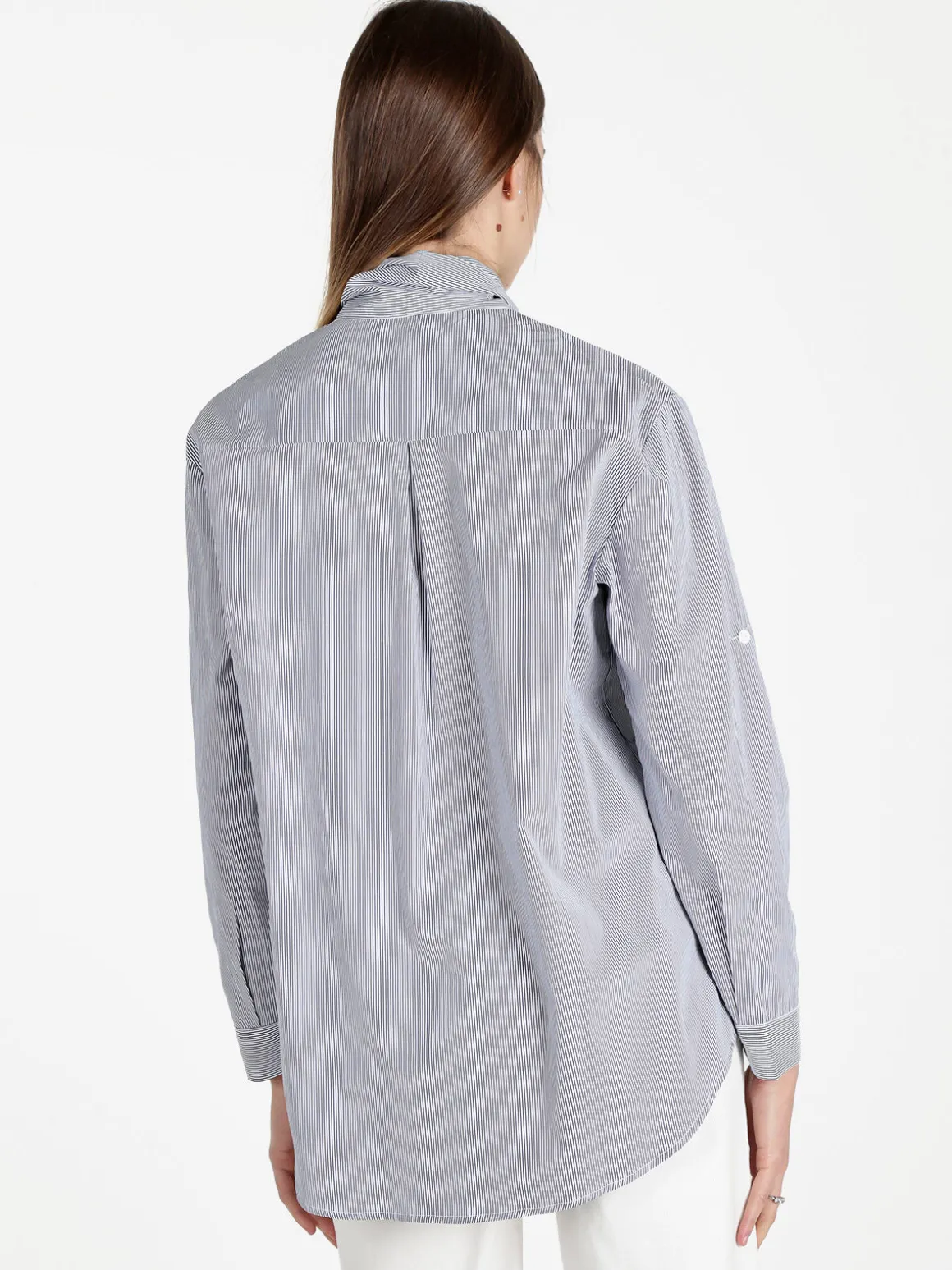 Solada Camicia rigata da donna a maniche lunghe
