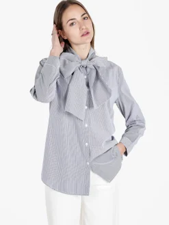 Solada Camicia rigata da donna a maniche lunghe