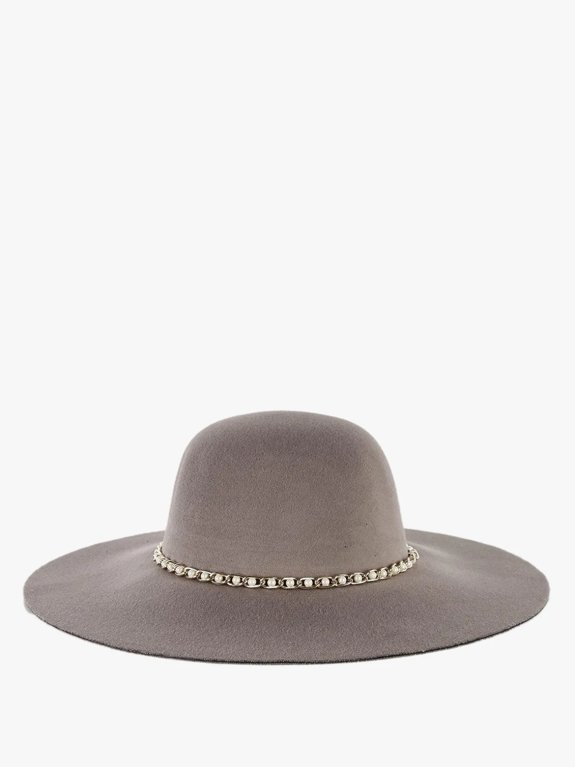 Solada Cappello a tesa larga con perle