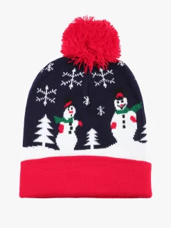 Solada Cappello di Natale in maglia con pom pon