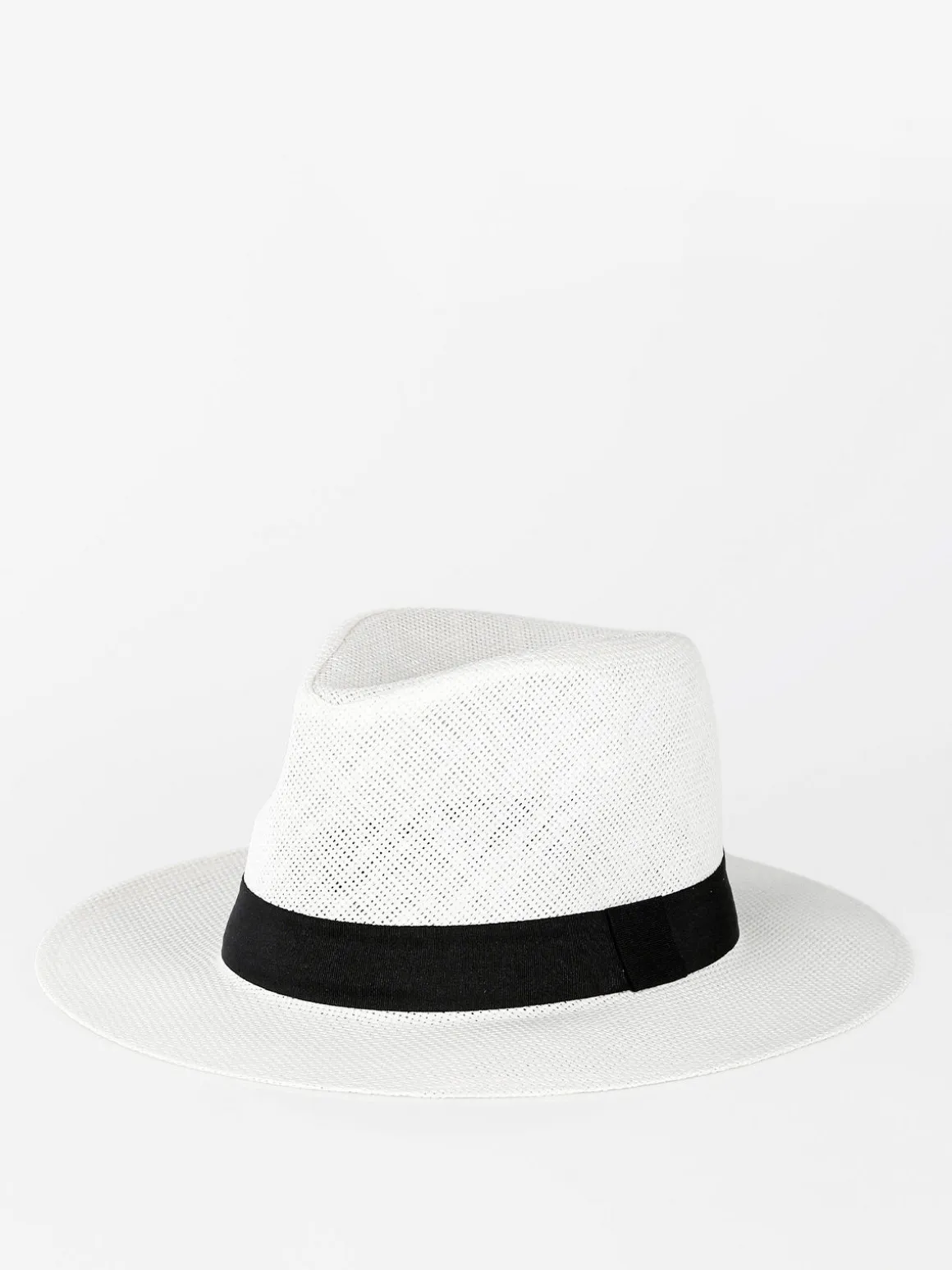 Solada Cappello panama di carta con nastro