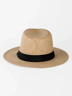 Solada Cappello panama di carta con nastro