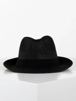 Solada Cappello panama di carta con nastro