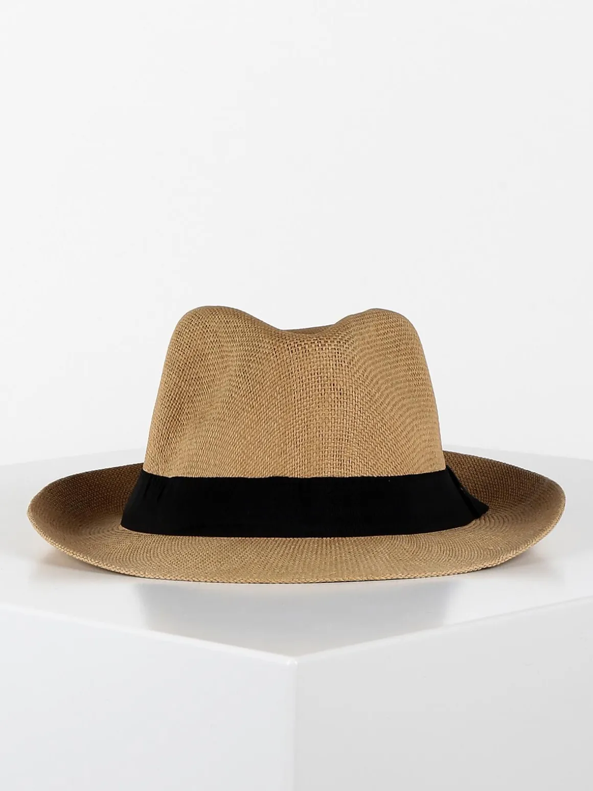 Solada Cappello panama di carta con nastro