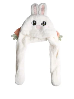 Solada Cappello peloso con orecchie - bianco