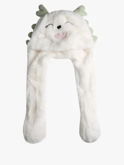 Solada Cappello peloso con orecchie - bianco