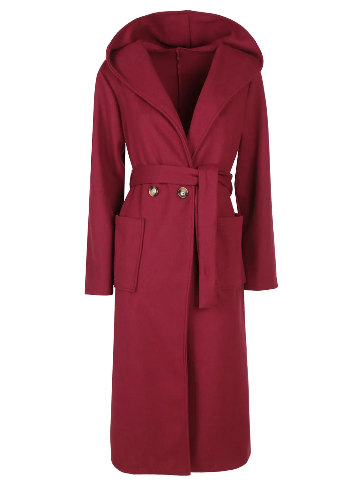 Solada Cappotto classico donna con cappuccio