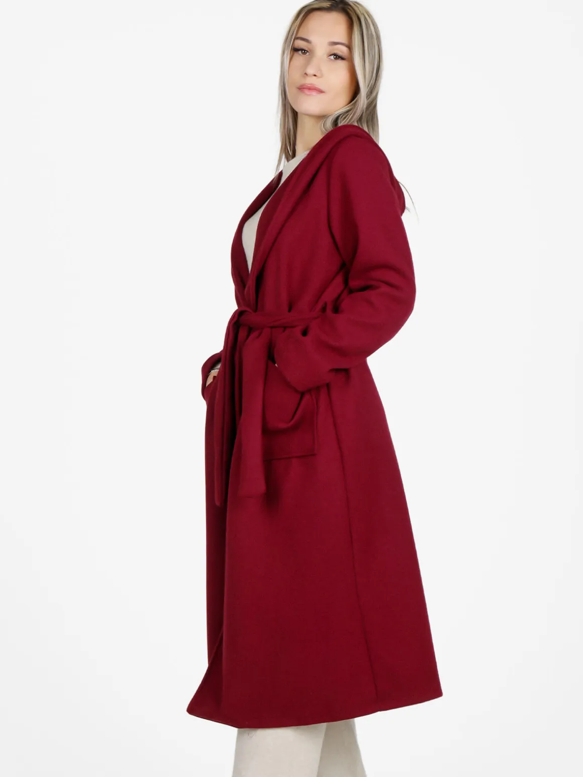 Solada Cappotto classico donna con cappuccio