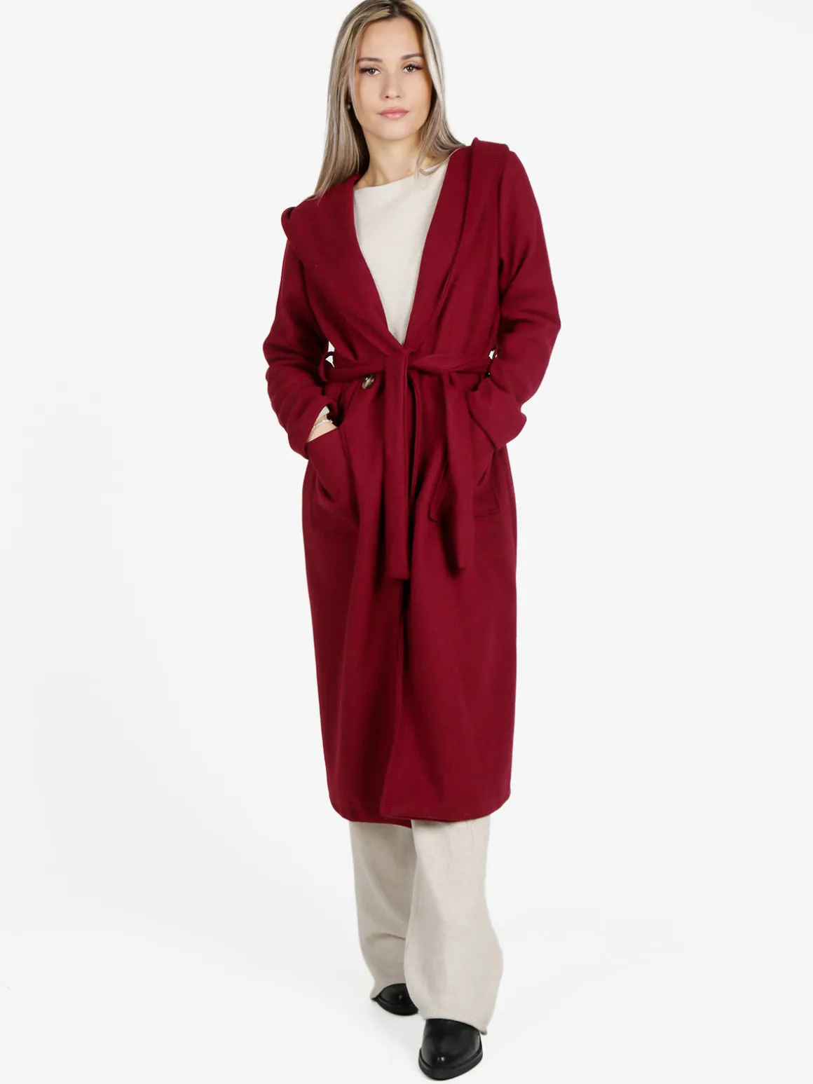 Solada Cappotto classico donna con cappuccio