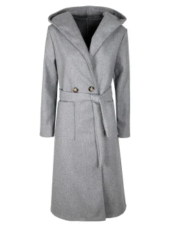 Solada Cappotto classico donna con cappuccio
