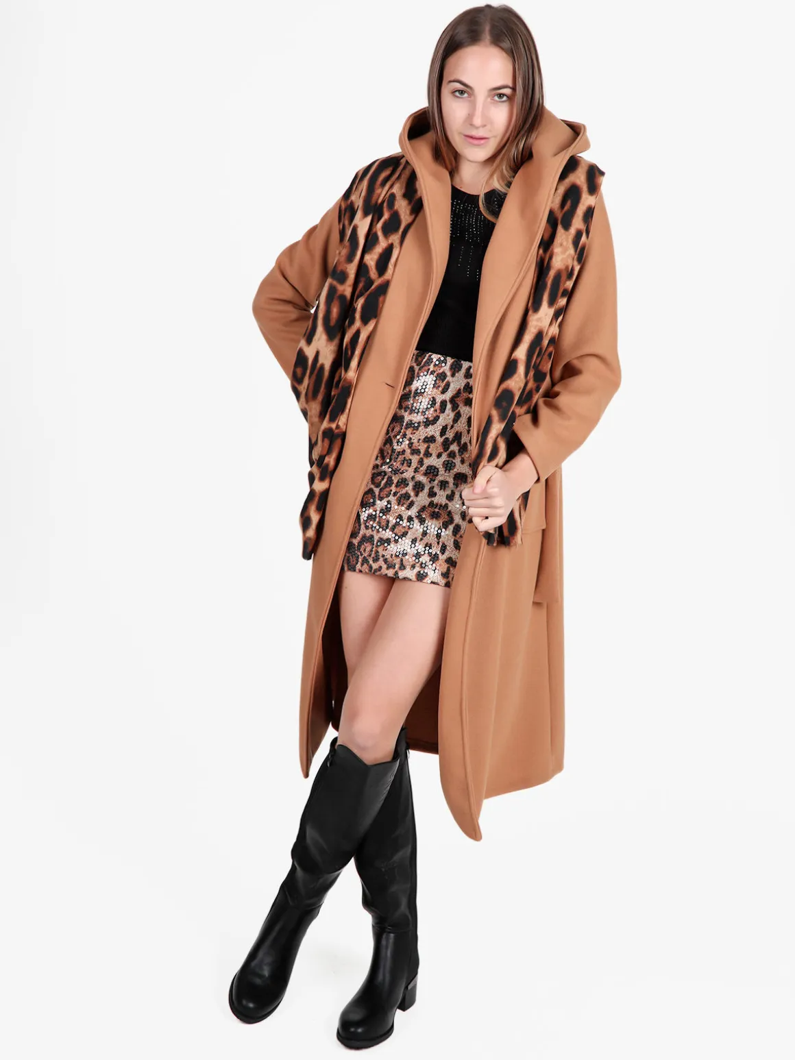 Solada Cappotto classico donna con cappuccio