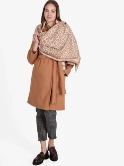 Solada Cappotto donna con cintura e bottoni a doppiopetto