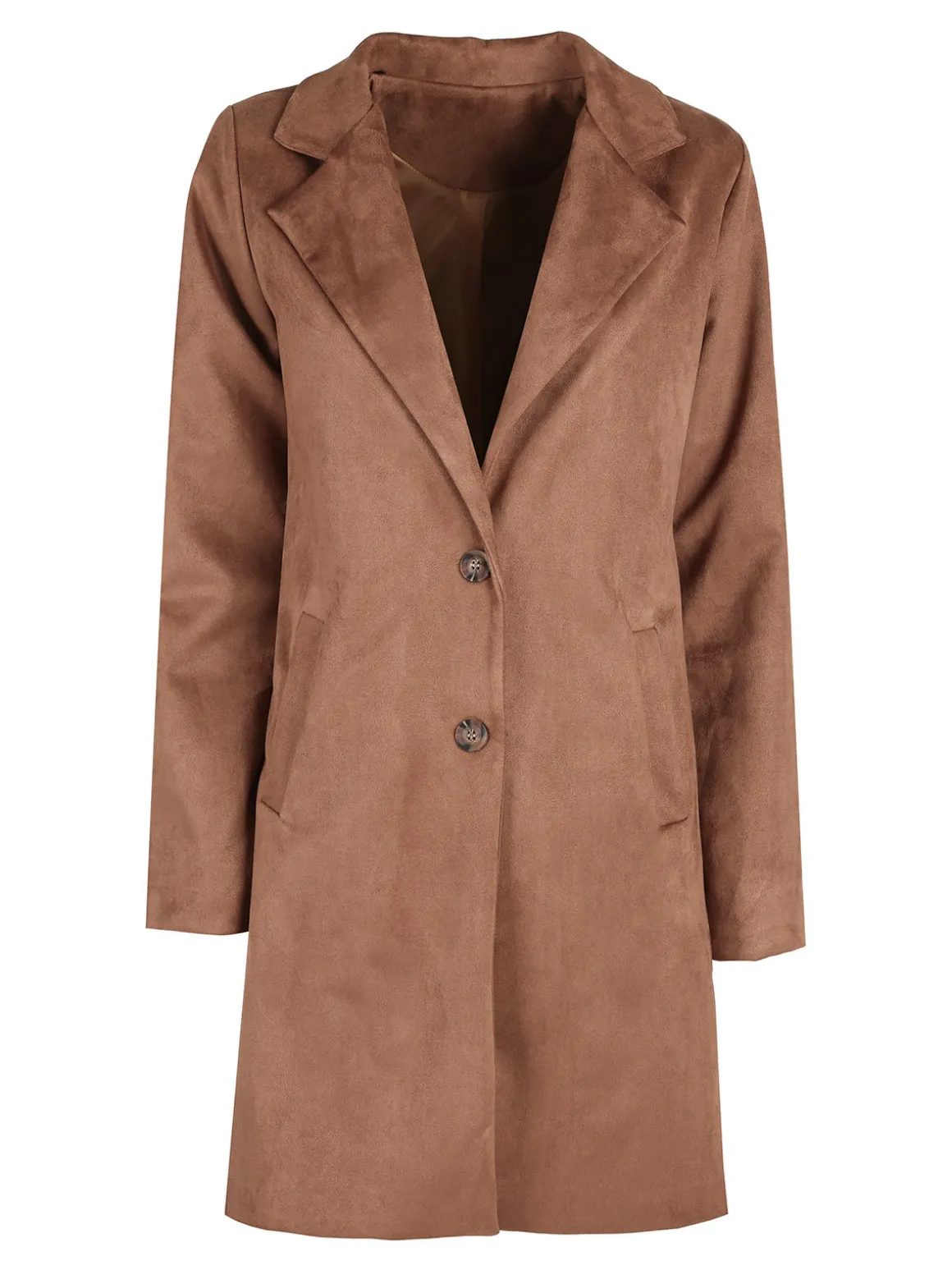 Solada Cappotto donna in tessuto scamosciato