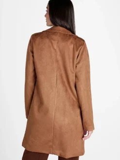 Solada Cappotto donna in tessuto scamosciato