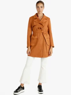 Solada Cappotto leggero donna con cintura