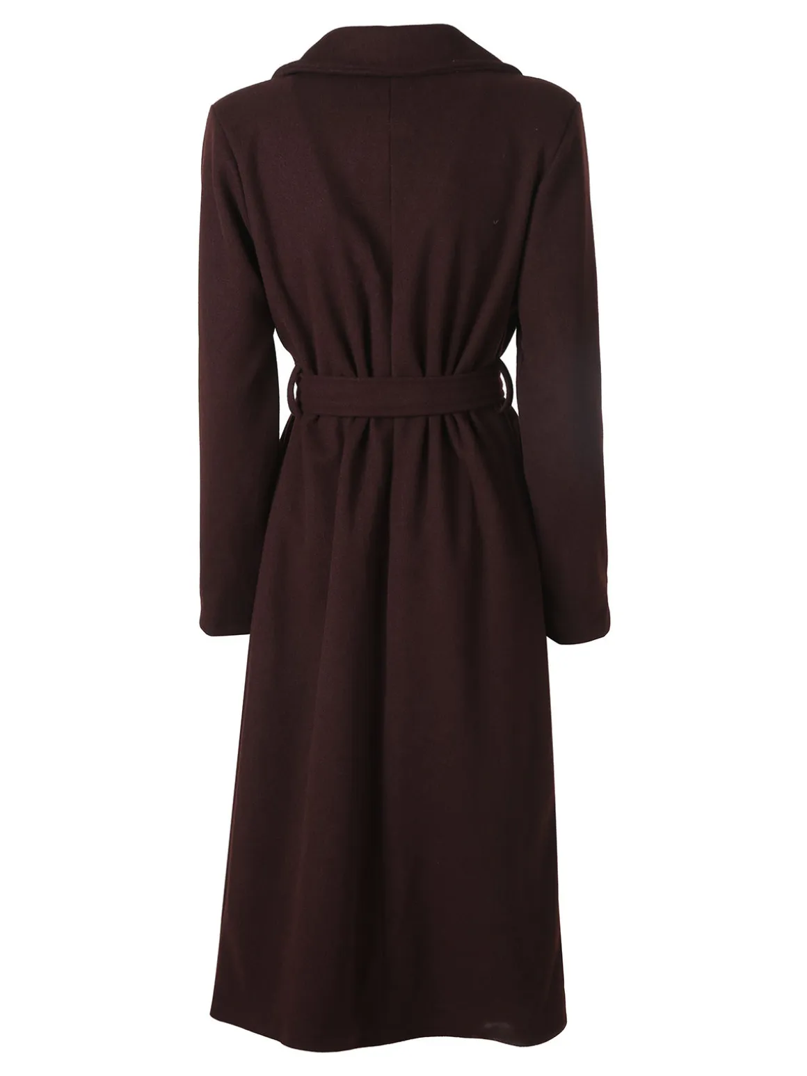 Solada Cappotto lungo da donna con chiusura doppiopetto - moro