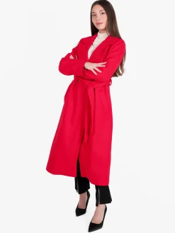 Solada Cappotto lungo da donna con chiusura doppiopetto