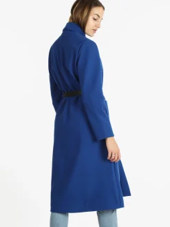 Solada Cappotto lungo da donna aperto con cintura