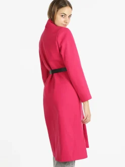 Solada Cappotto lungo da donna aperto con cintura