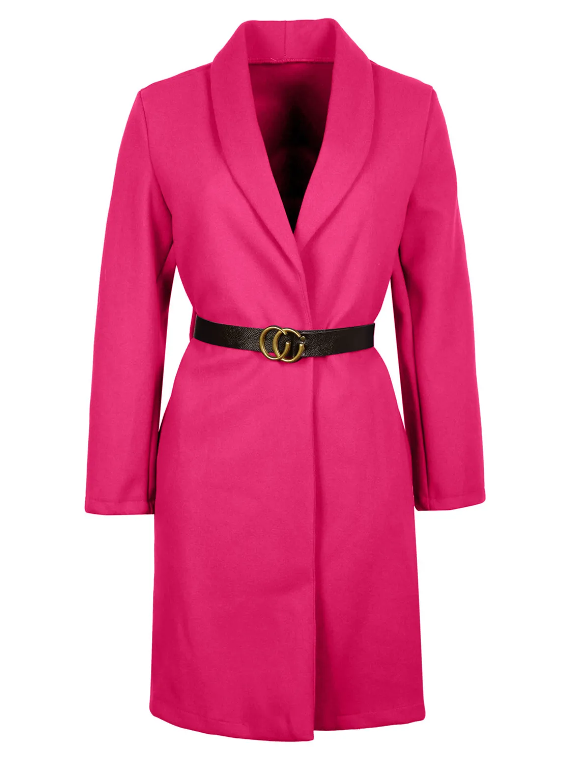 Solada Cappotto lungo donna con cintura