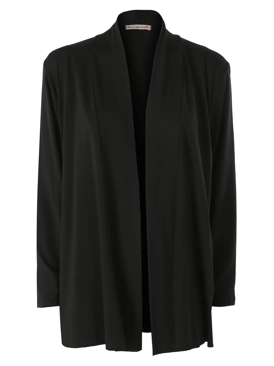 Solada Cardigan donna a maniche lunghe in viscosa - nero