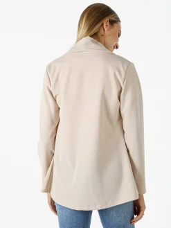 Solada Cardigan donna aperto a maniche lunghe - beige