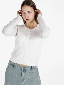 Solada Cardigan donna a trecce con bottoni