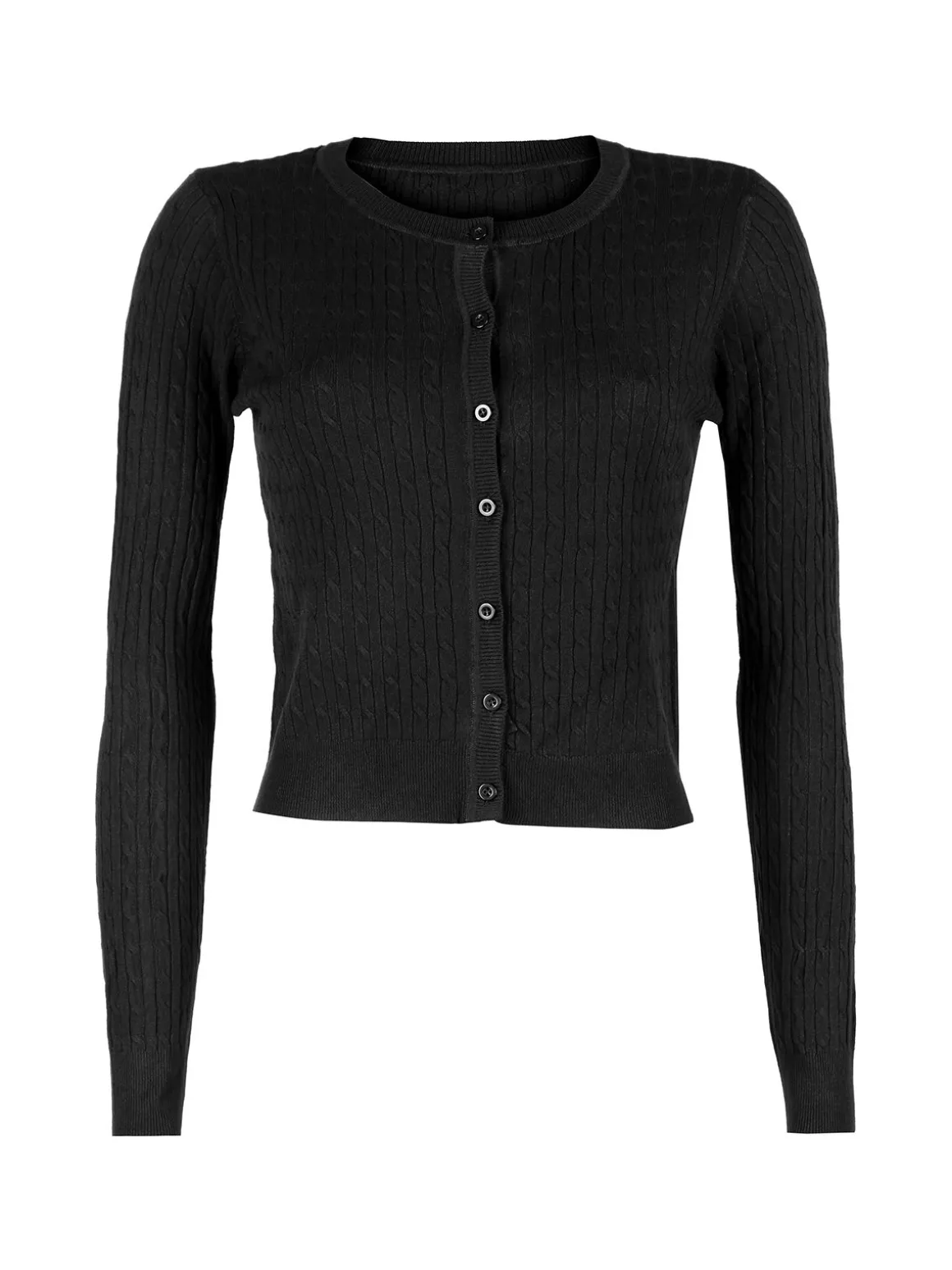 Solada Cardigan donna a trecce con bottoni
