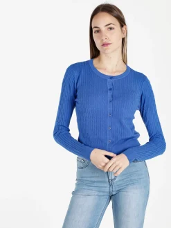 Solada Cardigan donna a trecce con bottoni