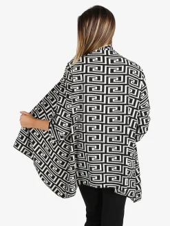 Solada Cardigan donna con stampe e top - bianco