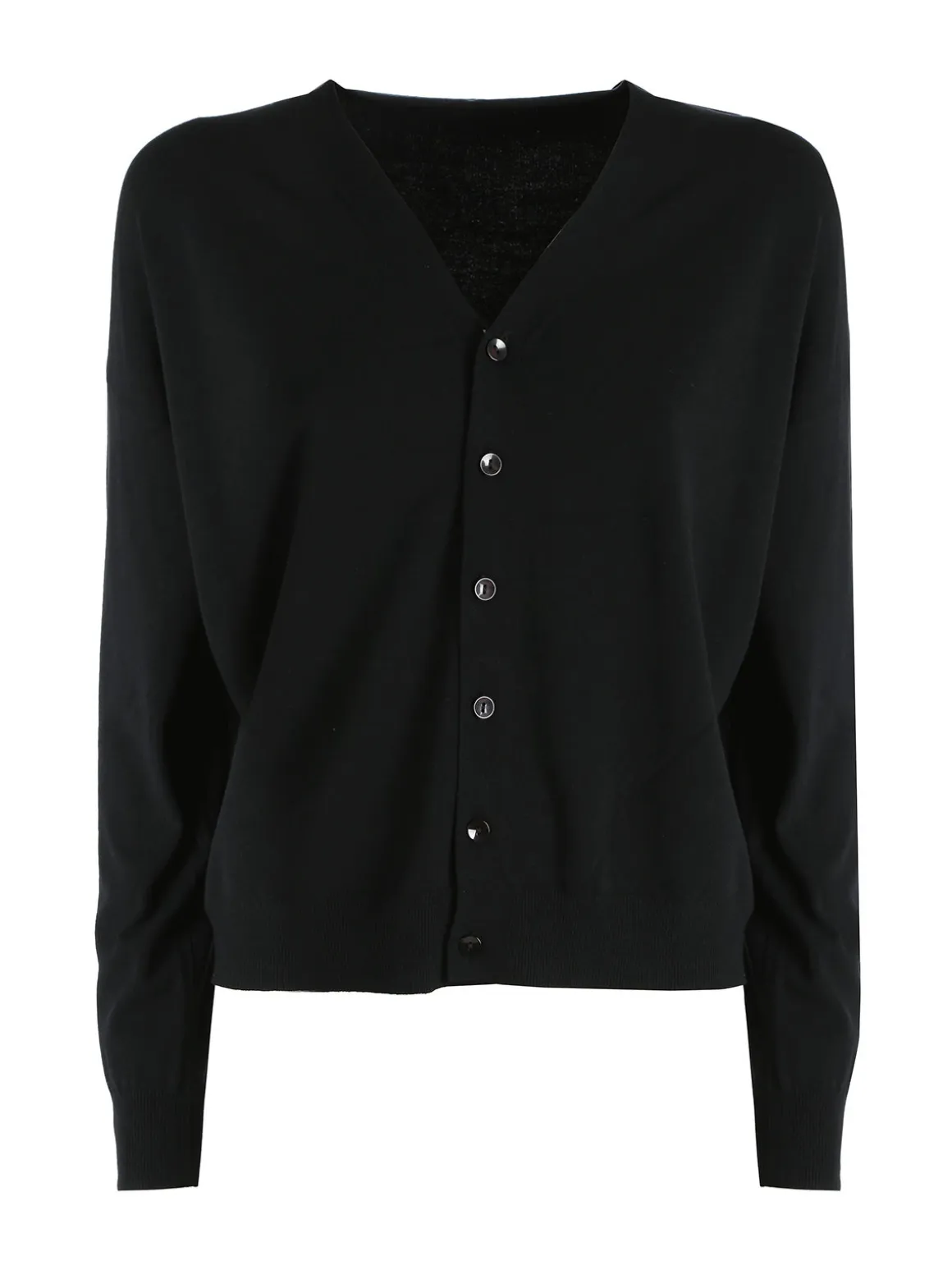 Solada Cardigan donna in maglia con inserti jeans - panna