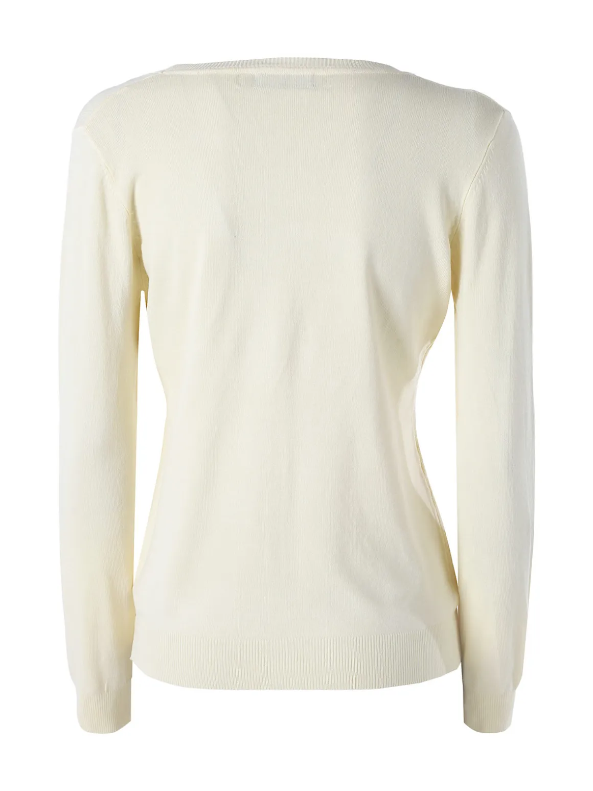 Solada Cardigan donna in maglia con bottoni - giallo