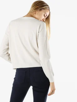 Solada Cardigan donna in maglia con bottoni - grigio