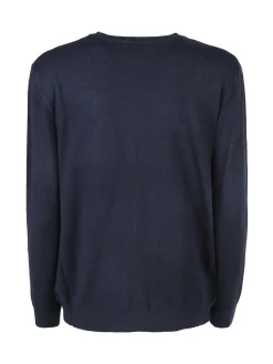 Solada Cardigan donna in maglia con bottoni - blu scuro