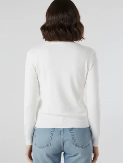 Solada Cardigan donna in maglia con bottoni - grigio