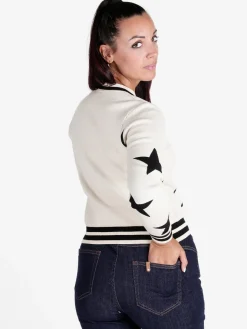 Solada Cardigan donna in maglia con bottoni dorati