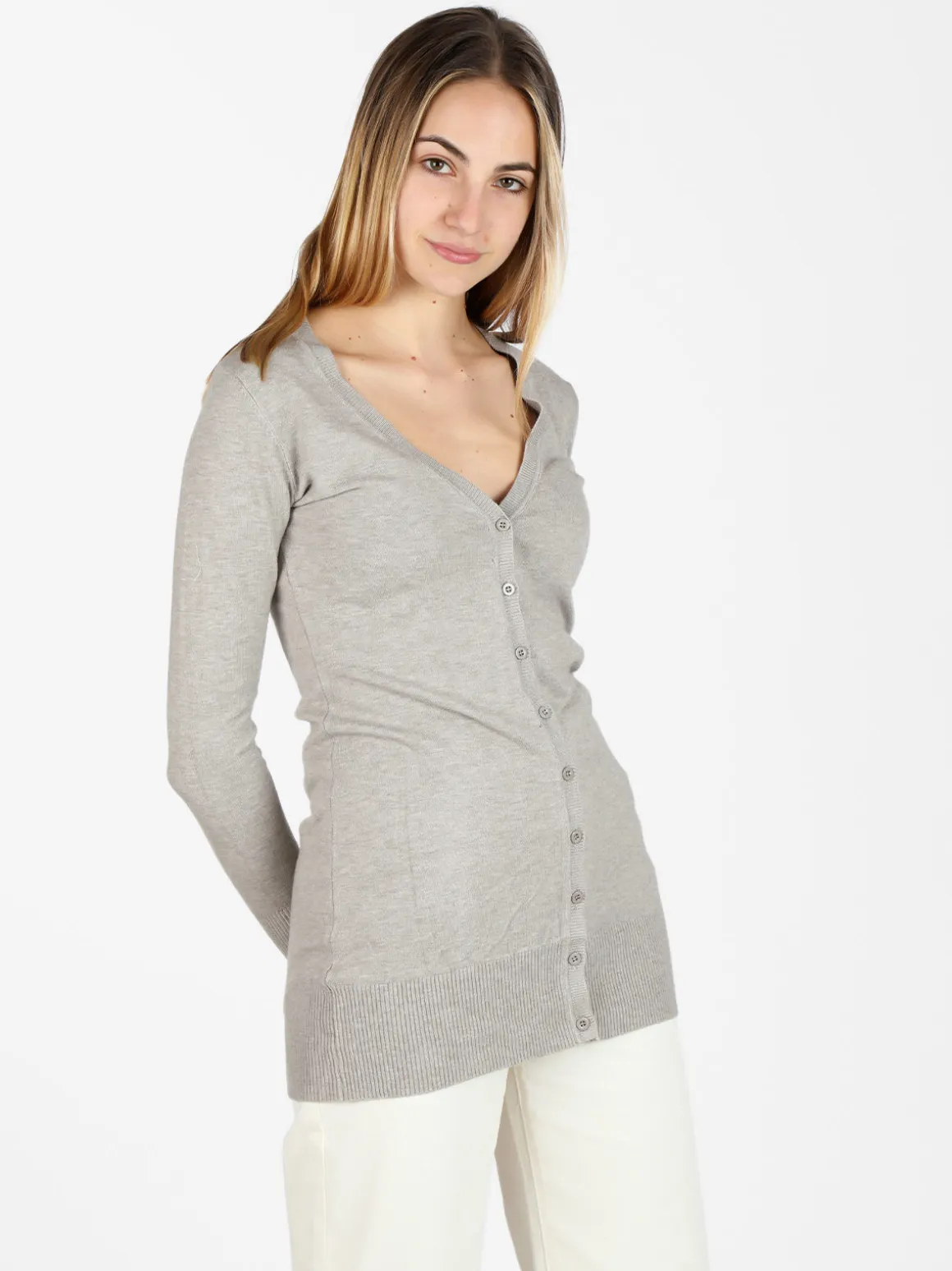 Solada Cardigan donna in maglia con bottoni