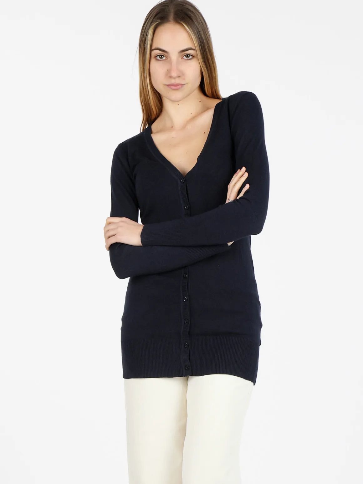 Solada Cardigan donna in maglia con bottoni