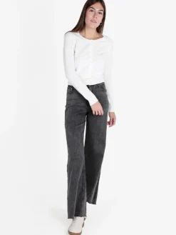 Solada Cardigan donna in maglia con scollo tondo