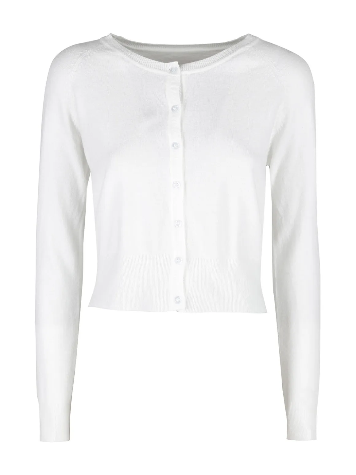Solada Cardigan donna in maglia con scollo tondo