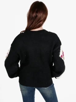 Solada Cardigan donna oversize in maglia con bottoni