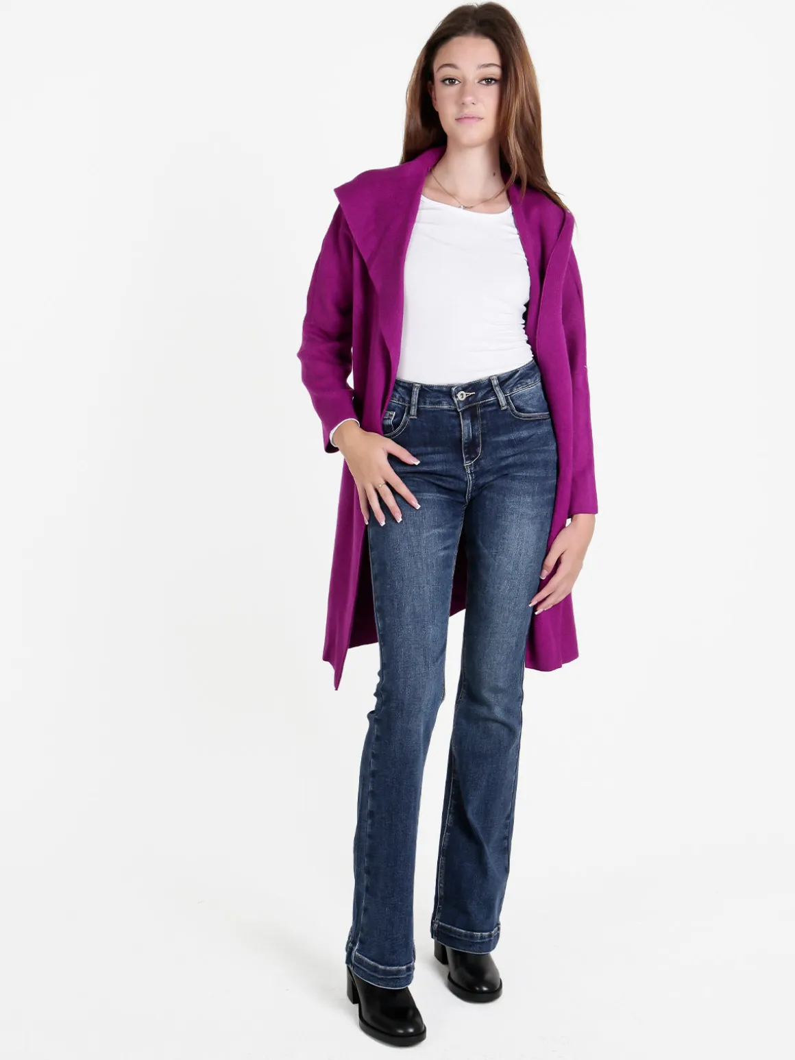 Solada Cardigan in maglia da donna con cappuccio