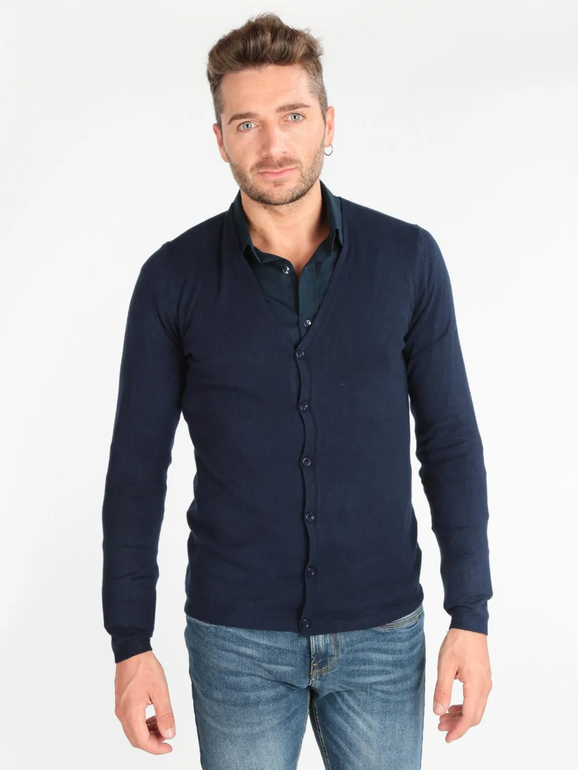 Solada Cardigan uomo in maglia con bottoni