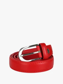 Solada Cintura donna in ecopelle con fibbia - rosso